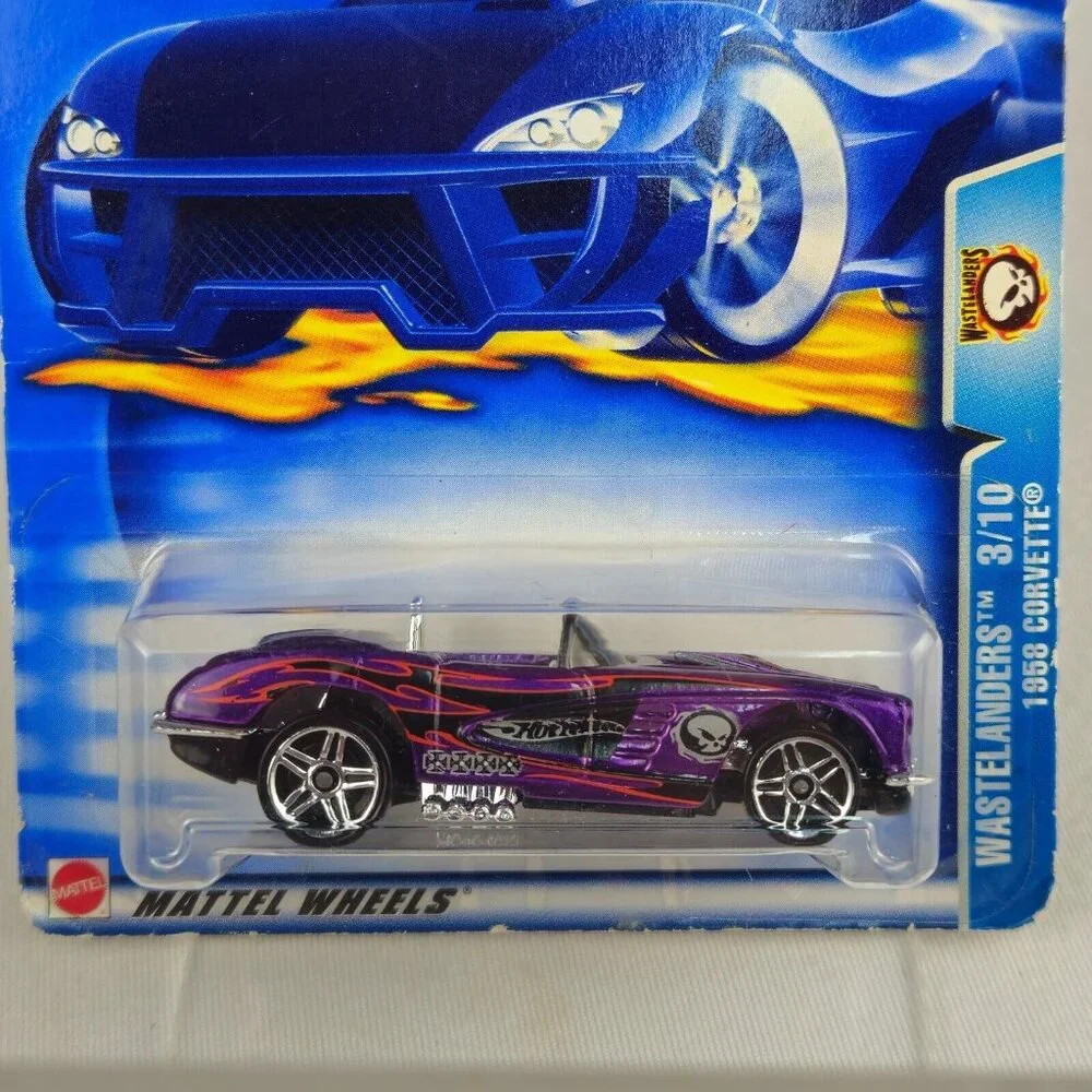 2003 Hot Wheels #151 Wastelanders 1958‎ Chevy Corvette - MINT - (K230)